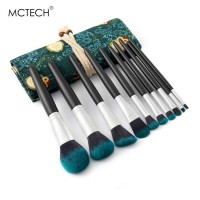 2021 New Product Hot Sale High Quality Super Fluffy Customizable 10 Makeup Brush Tool Tet