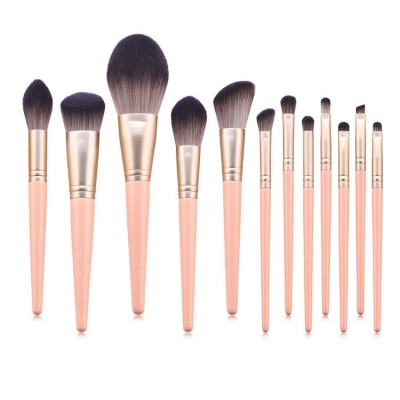 Wholesale High Quality 12pcs Synthetic Hair Blending Makeup Brush Sets Makeup Brush Kit